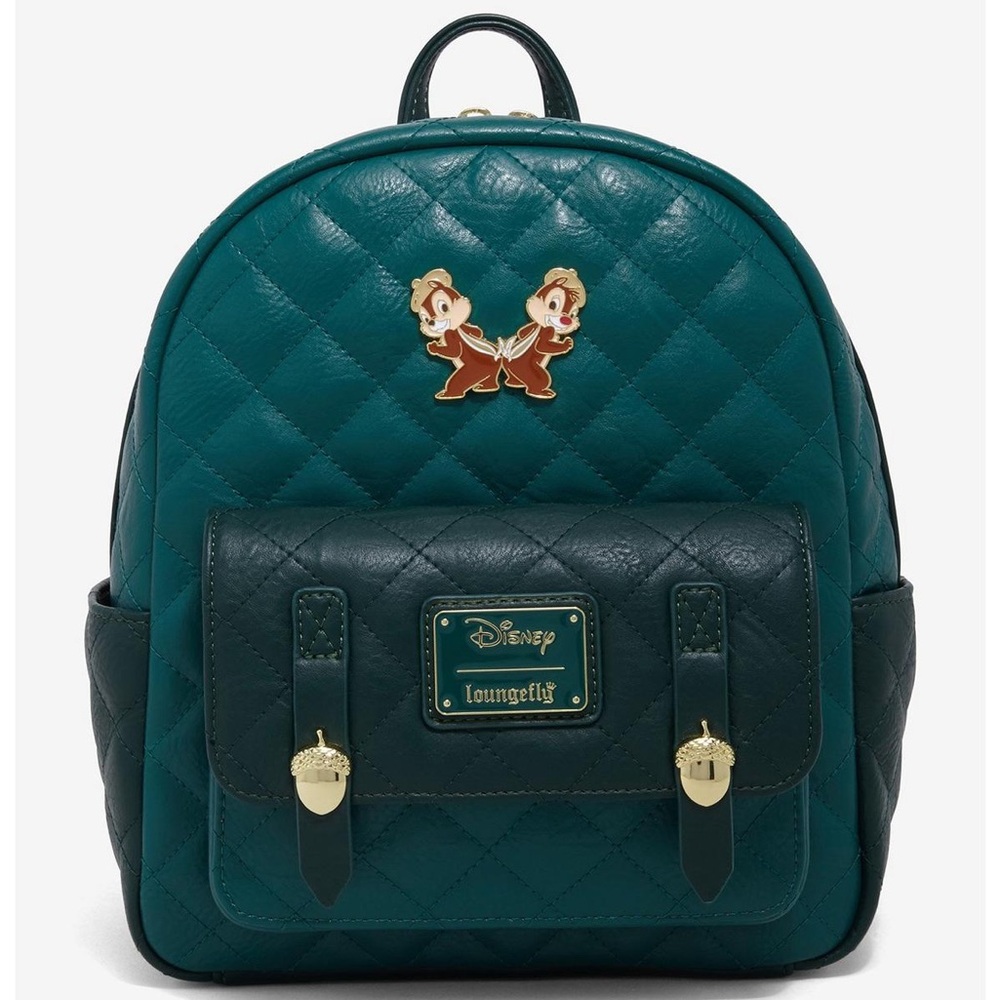 Loungefly Disney Chip & Dale Quilted Mini Backpack